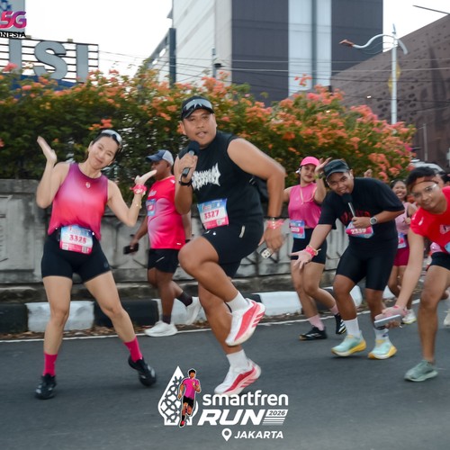 Race photo from SMARTFREN RUN 2026
