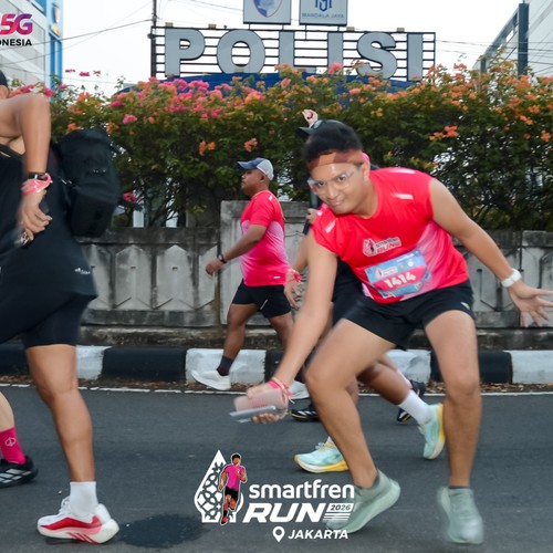 Race photo from SMARTFREN RUN 2026