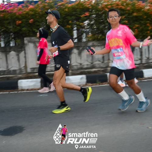 Race photo from SMARTFREN RUN 2026