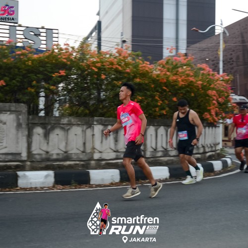 Race photo from SMARTFREN RUN 2026