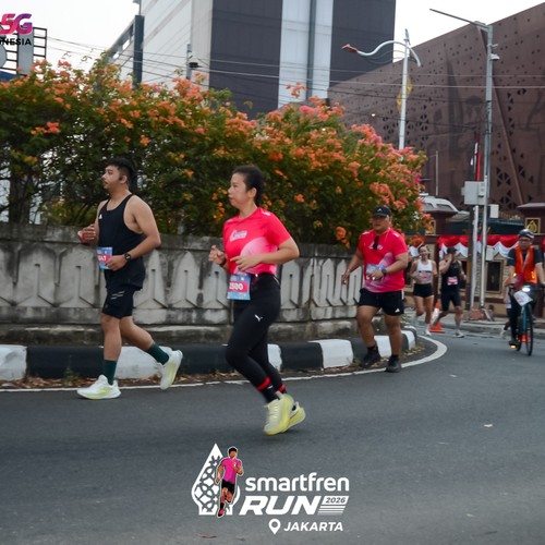 Race photo from SMARTFREN RUN 2026