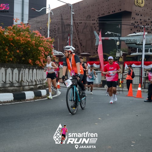 Race photo from SMARTFREN RUN 2026