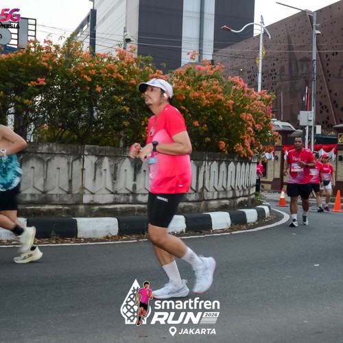 Race photo from SMARTFREN RUN 2026