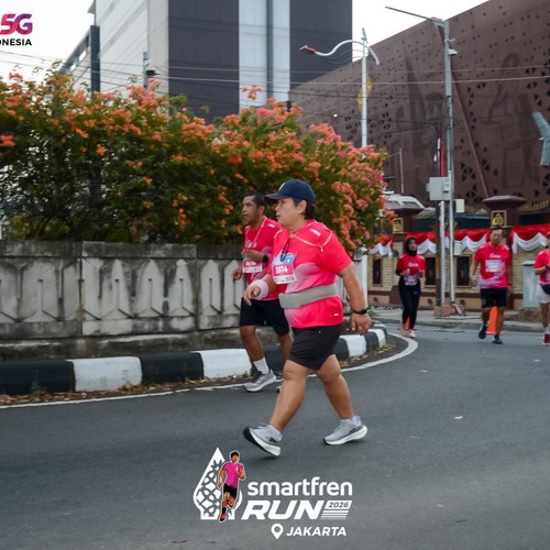 Race photo from SMARTFREN RUN 2026