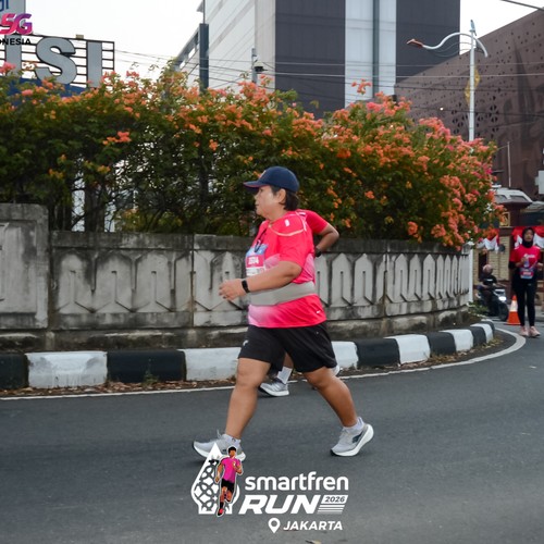 Race photo from SMARTFREN RUN 2026