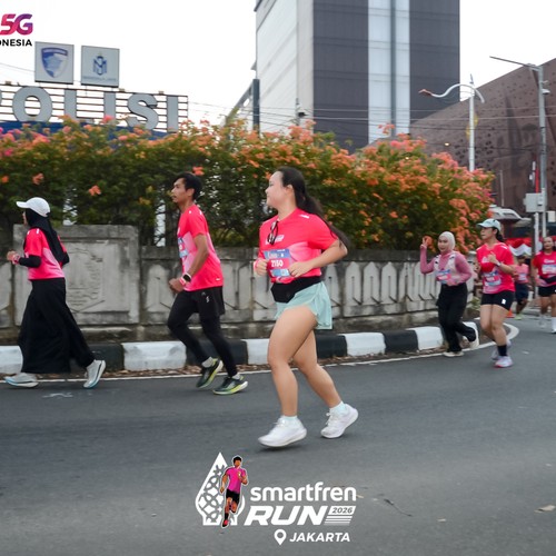 Race photo from SMARTFREN RUN 2026