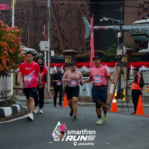 Race photo from SMARTFREN RUN 2026