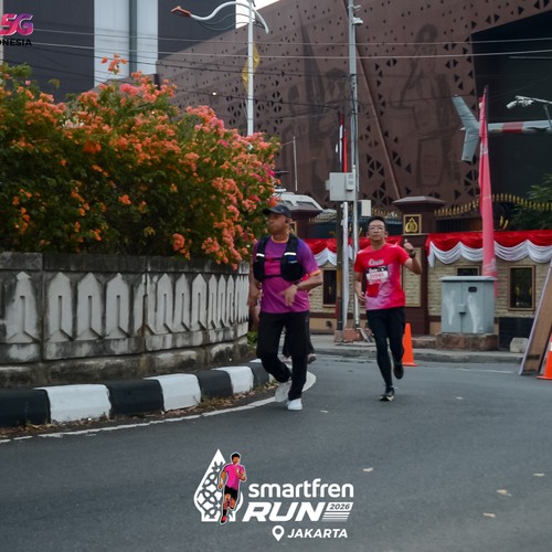 Race photo from SMARTFREN RUN 2026
