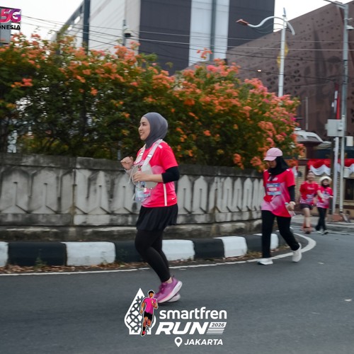 Race photo from SMARTFREN RUN 2026
