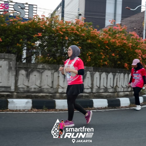 Race photo from SMARTFREN RUN 2026