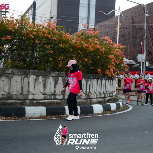 Race photo from SMARTFREN RUN 2026