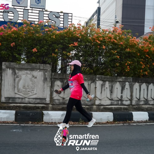 Race photo from SMARTFREN RUN 2026