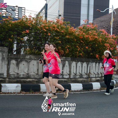 Race photo from SMARTFREN RUN 2026