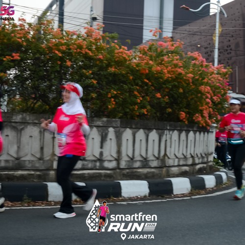 Race photo from SMARTFREN RUN 2026