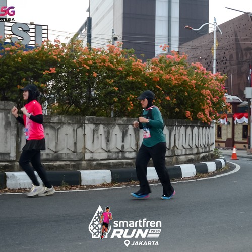 Race photo from SMARTFREN RUN 2026