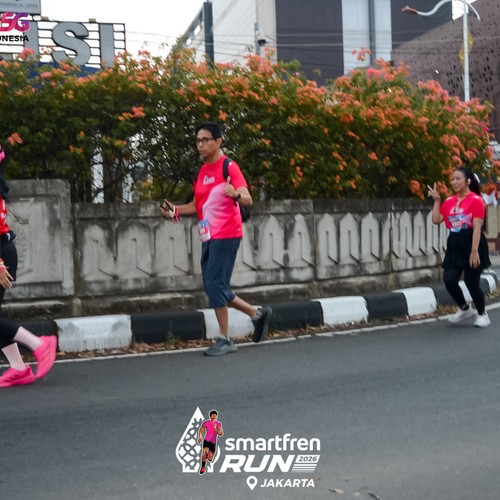 Race photo from SMARTFREN RUN 2026