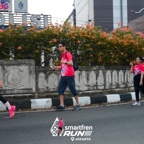 Race photo from SMARTFREN RUN 2026