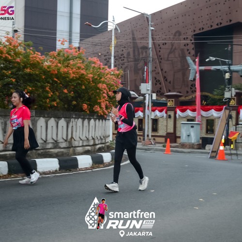 Race photo from SMARTFREN RUN 2026