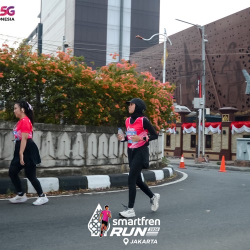 Race photo from SMARTFREN RUN 2026