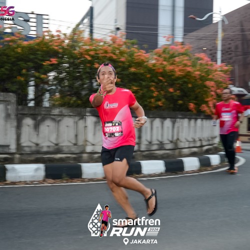 Race photo from SMARTFREN RUN 2026