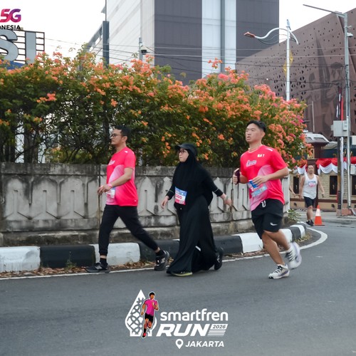 Race photo from SMARTFREN RUN 2026