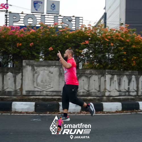 Race photo from SMARTFREN RUN 2026