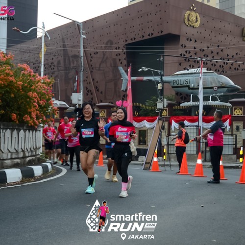 Race photo from SMARTFREN RUN 2026