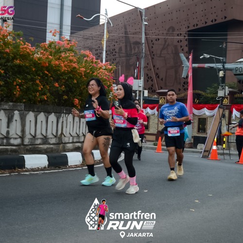 Race photo from SMARTFREN RUN 2026