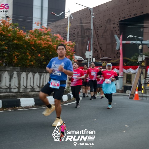 Race photo from SMARTFREN RUN 2026