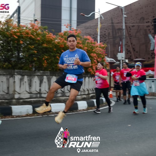 Race photo from SMARTFREN RUN 2026
