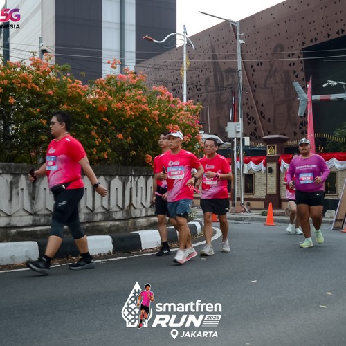 Race photo from SMARTFREN RUN 2026