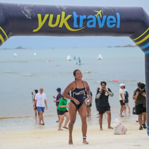 Race photo from Belitung Multisport Festival