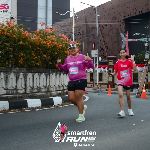 Race photo from SMARTFREN RUN 2026