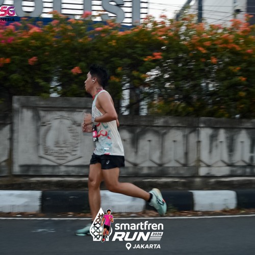Race photo from SMARTFREN RUN 2026