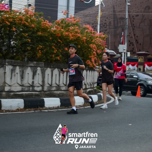 Race photo from SMARTFREN RUN 2026