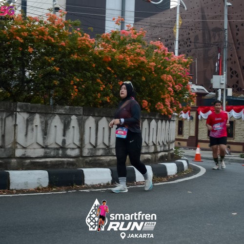 Race photo from SMARTFREN RUN 2026