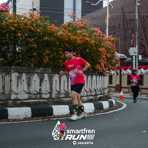 Race photo from SMARTFREN RUN 2026