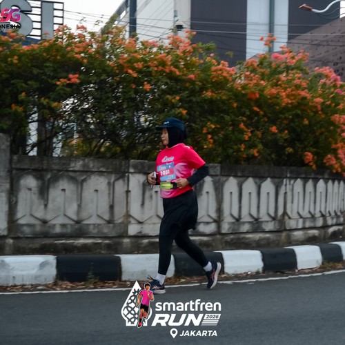 Race photo from SMARTFREN RUN 2026