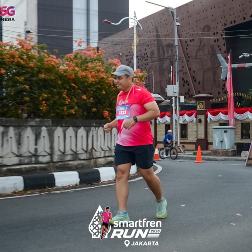Race photo from SMARTFREN RUN 2026
