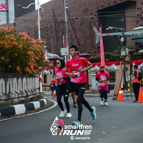 Race photo from SMARTFREN RUN 2026