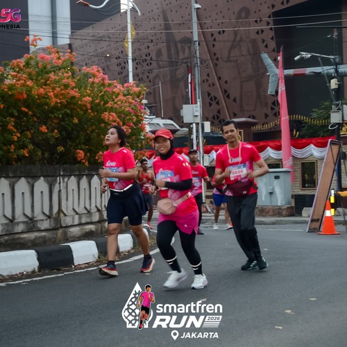 Race photo from SMARTFREN RUN 2026