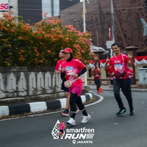 Race photo from SMARTFREN RUN 2026