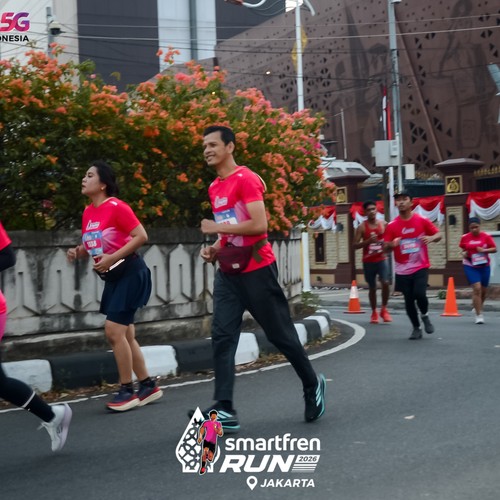 Race photo from SMARTFREN RUN 2026