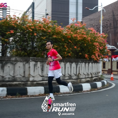 Race photo from SMARTFREN RUN 2026