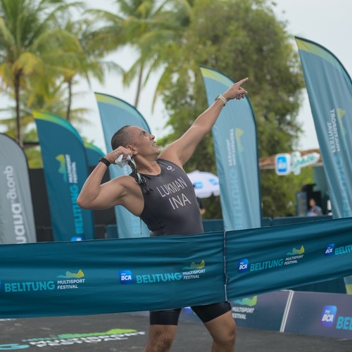 Race photo from Belitung Multisport Festival