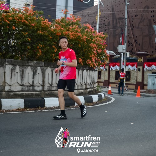 Race photo from SMARTFREN RUN 2026