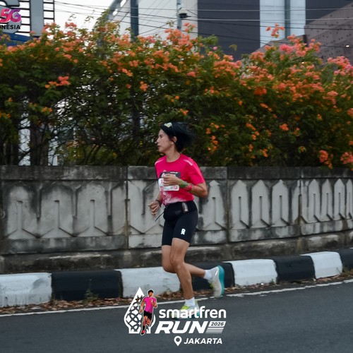 Race photo from SMARTFREN RUN 2026