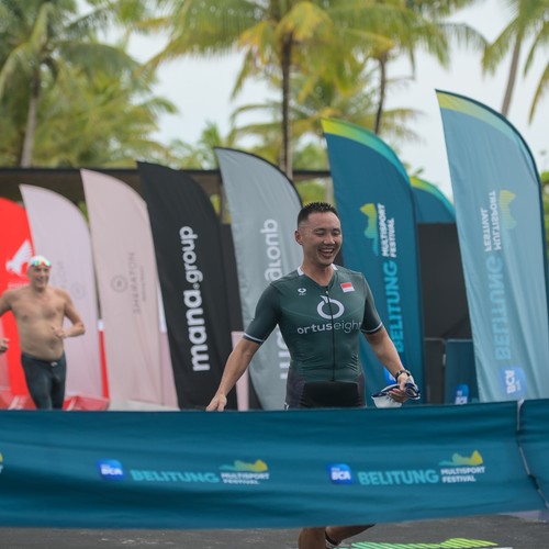 Race photo from Belitung Multisport Festival