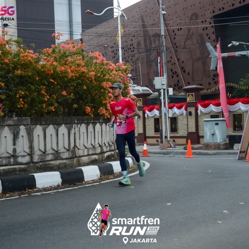 Race photo from SMARTFREN RUN 2026