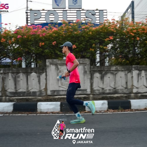Race photo from SMARTFREN RUN 2026